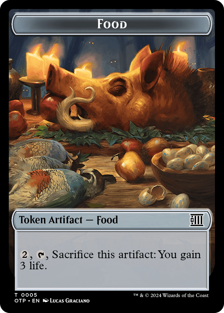 Food // Plot Double-Sided Token [Outlaws of Thunder Junction: Breaking News Tokens] MTG Single Magic: The Gathering  | Multizone: Comics And Games
