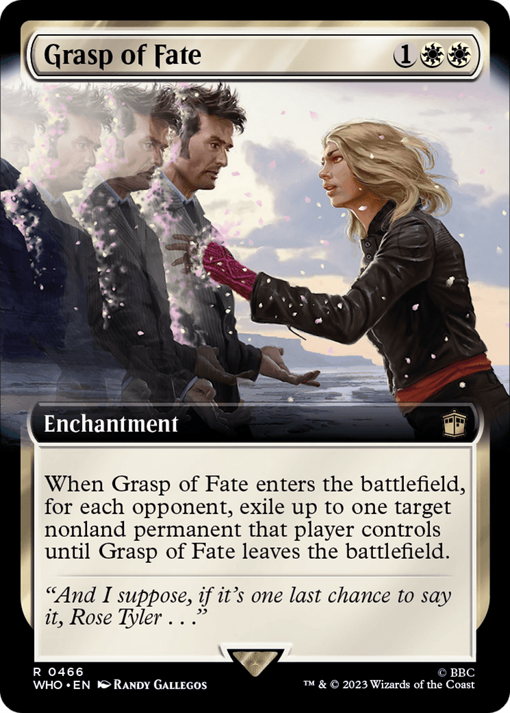 Grasp of Fate (Extended Art) [Doctor Who] MTG Single Magic: The Gathering  | Multizone: Comics And Games