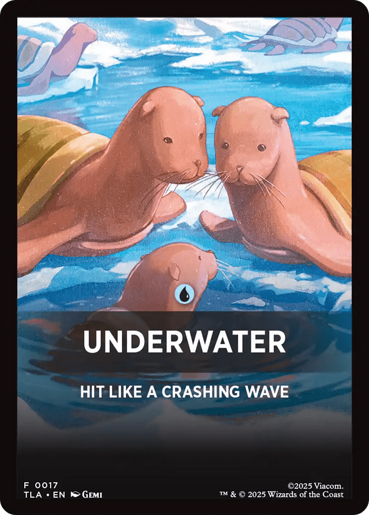 Underwater Theme Card [Avatar: The Last Airbender Tokens] MTG Single Magic: The Gathering  | Multizone: Comics And Games