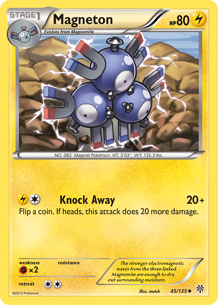 Magneton (45/135) [Black & White: Plasma Storm] Pokemon Single Pokémon  | Multizone: Comics And Games