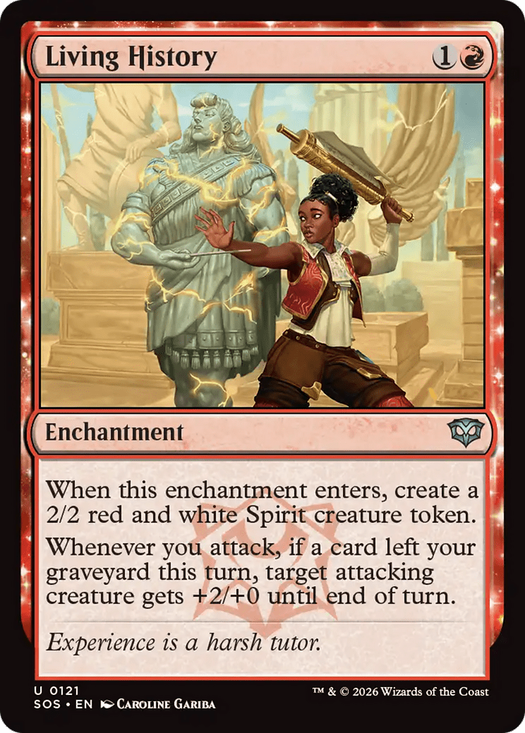 Living History [Secrets of Strixhaven] MTG Single Magic: The Gathering  | Multizone: Comics And Games