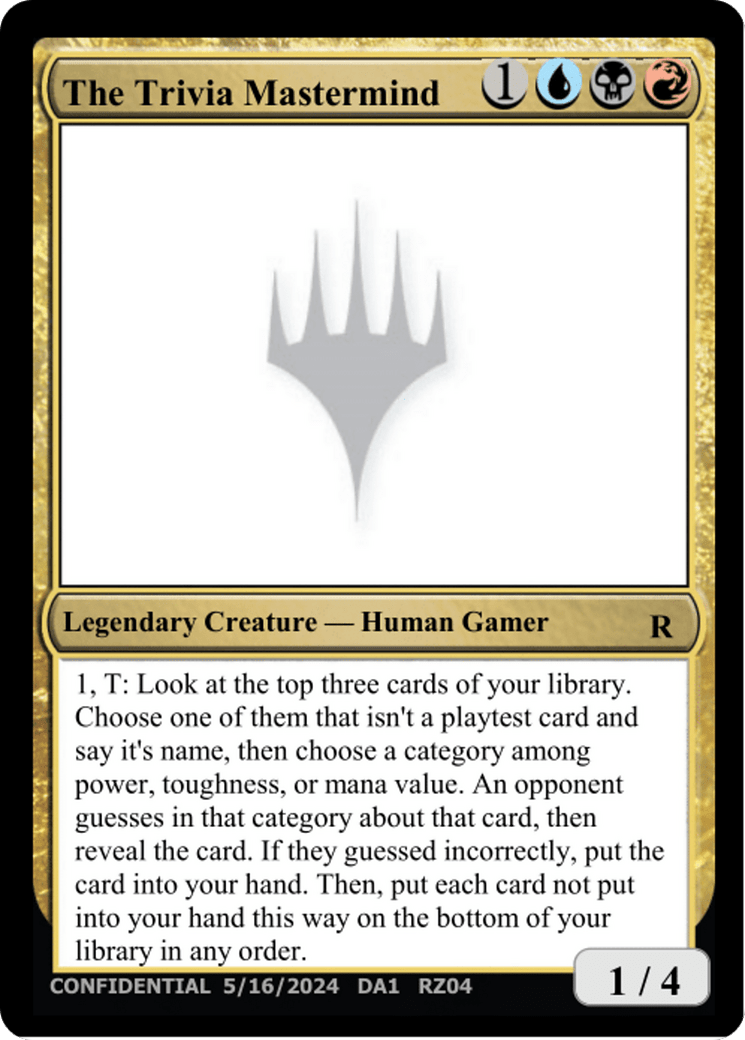 The Trivia Mastermind [Unknown Event] | Multizone: Comics And Games