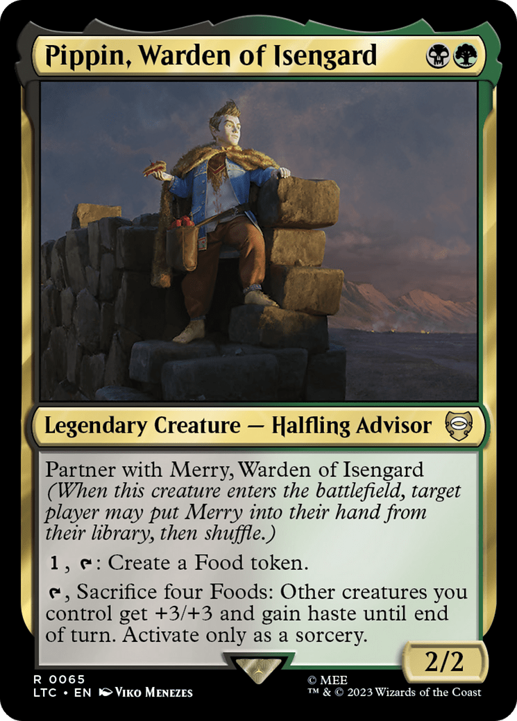 Pippin, Warden of Isengard [The Lord of the Rings: Tales of Middle-Earth Commander] MTG Single Magic: The Gathering  | Multizone: Comics And Games