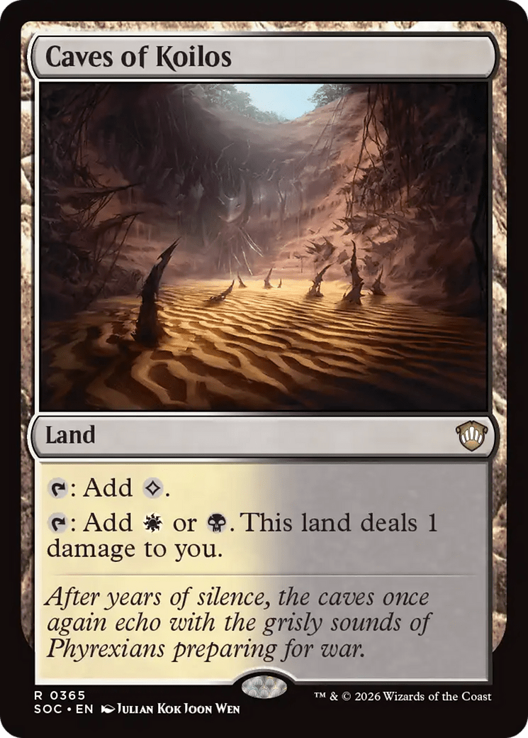 Caves of Koilos [Secrets of Strixhaven Commander] MTG Single Magic: The Gathering  | Multizone: Comics And Games