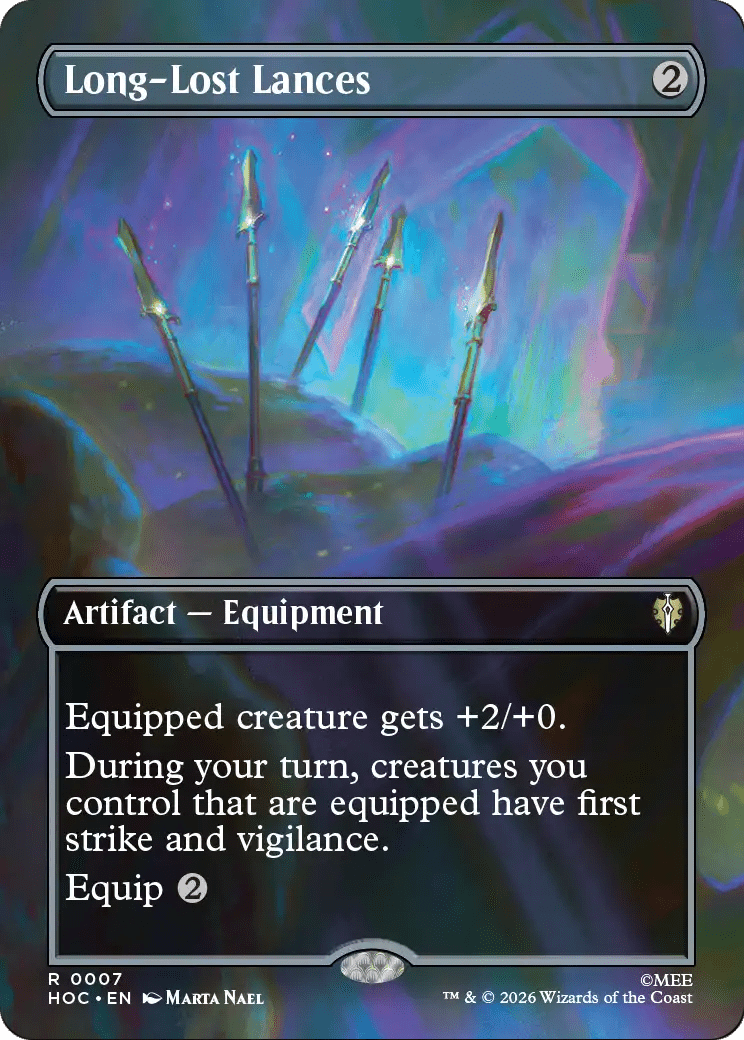 Long-Lost Lances (Borderless) [The Hobbit: Eternal-Legal] MTG Single Magic: The Gathering  | Multizone: Comics And Games