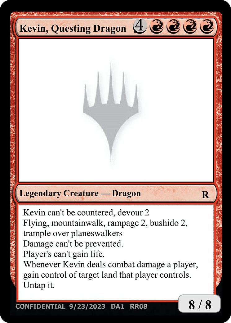 Kevin, Questing Dragon [Unknown Event] MTG Single Magic: The Gathering  | Multizone: Comics And Games
