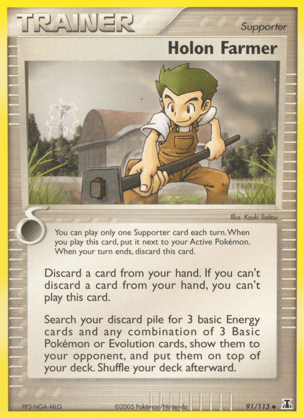 Holon Farmer (91/113) [EX: Delta Species] Pokemon Single Pokémon  | Multizone: Comics And Games