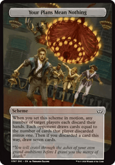 Your Plans Mean Nothing (Full Art) [Duskmourn: Archenemy] MTG Single Magic: The Gathering  | Multizone: Comics And Games