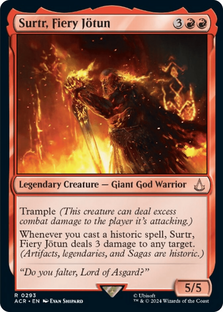 Surtr, Fiery Jotun [Assassin's Creed] MTG Single Magic: The Gathering  | Multizone: Comics And Games