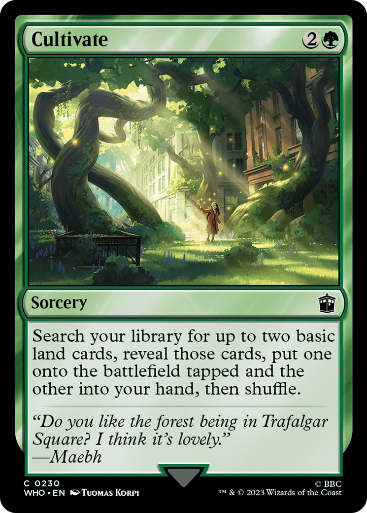 Cultivate [Doctor Who] MTG Single Magic: The Gathering  | Multizone: Comics And Games