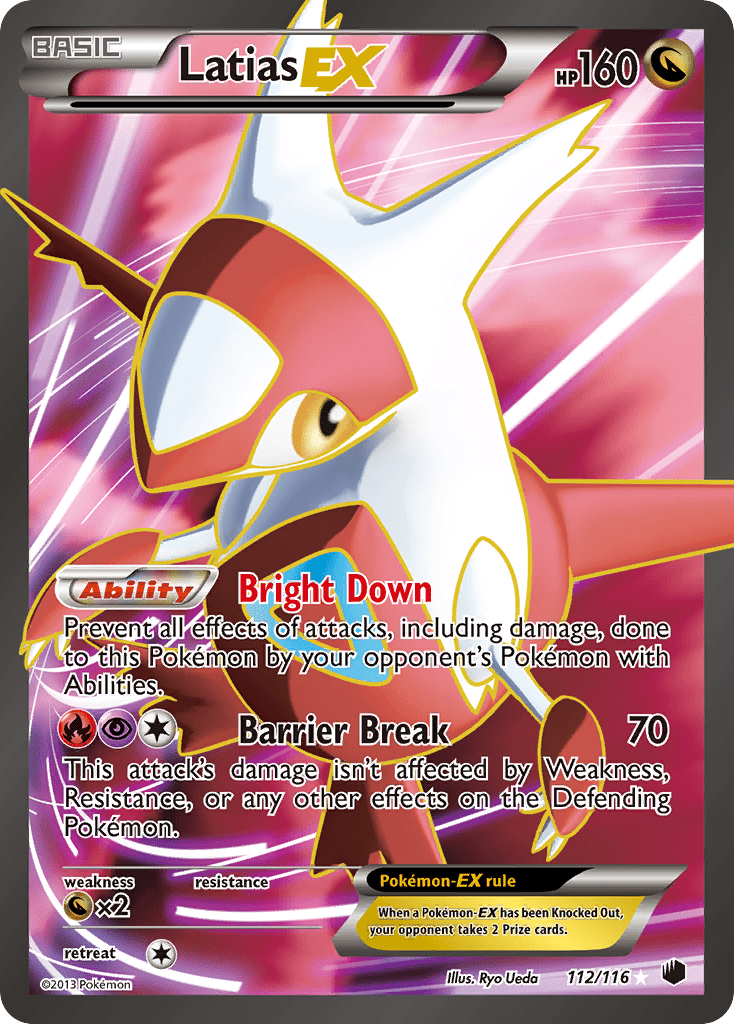Latias EX (112/116) [Black & White: Plasma Freeze] Pokemon Single Pokémon  | Multizone: Comics And Games