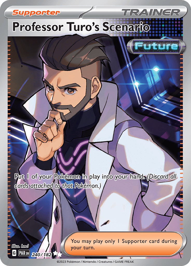 Professor Turo's Scenario (240/182) [Scarlet & Violet: Paradox Rift] Pokemon Single Pokémon  | Multizone: Comics And Games