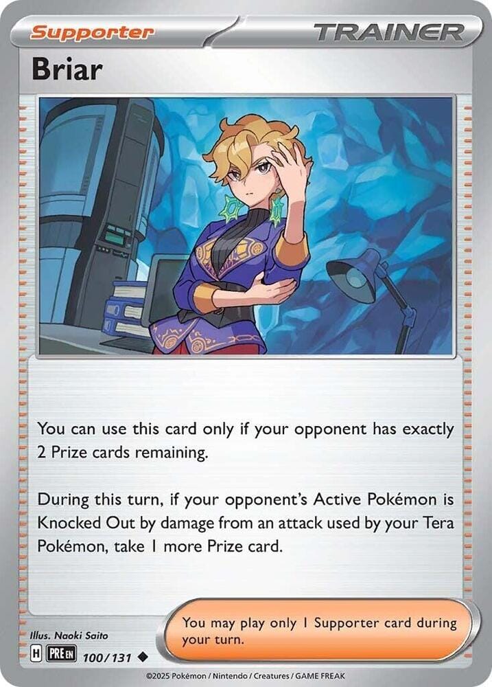 Briar (100/131) [Scarlet & Violet: Prismatic Evolutions] Pokemon Single Pokémon  | Multizone: Comics And Games