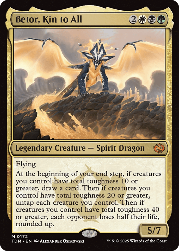 Betor, Kin to All [Tarkir: Dragonstorm] MTG Single Magic: The Gathering  | Multizone: Comics And Games