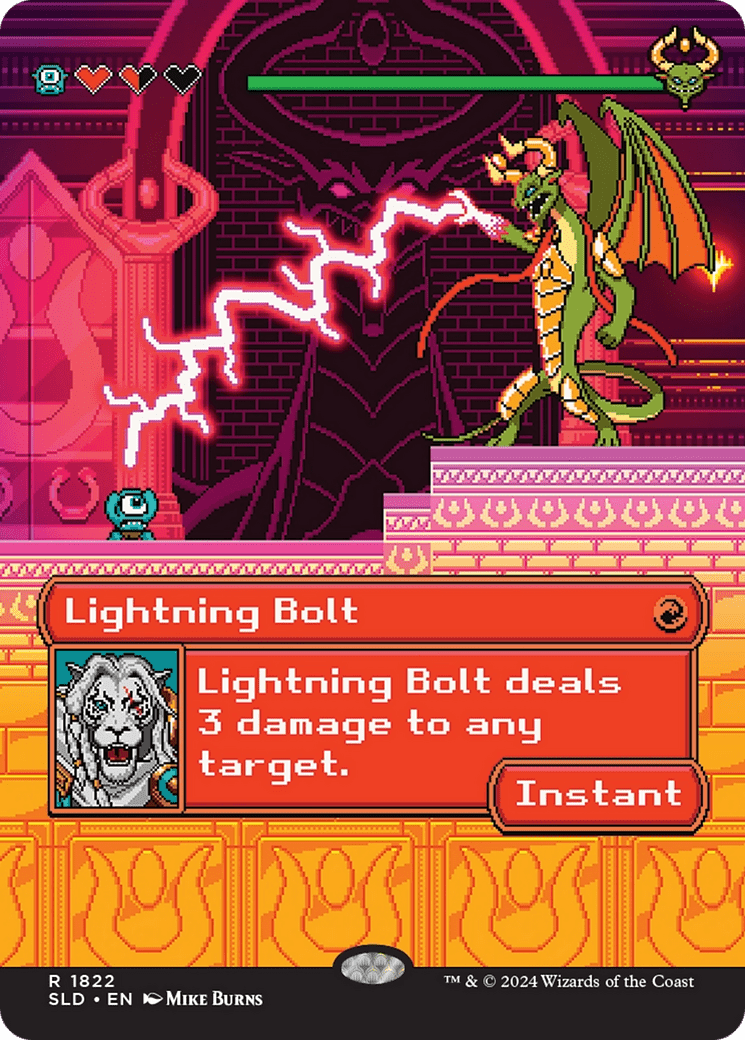 Lightning Bolt (1822) (Rainbow Foil) [Secret Lair Drop Series] MTG Single Magic: The Gathering  | Multizone: Comics And Games