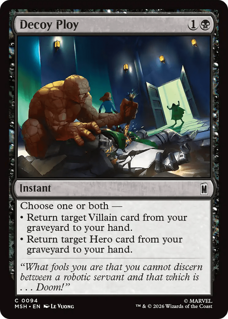 Decoy Ploy [Marvel Super Heroes] MTG Single Magic: The Gathering  | Multizone: Comics And Games