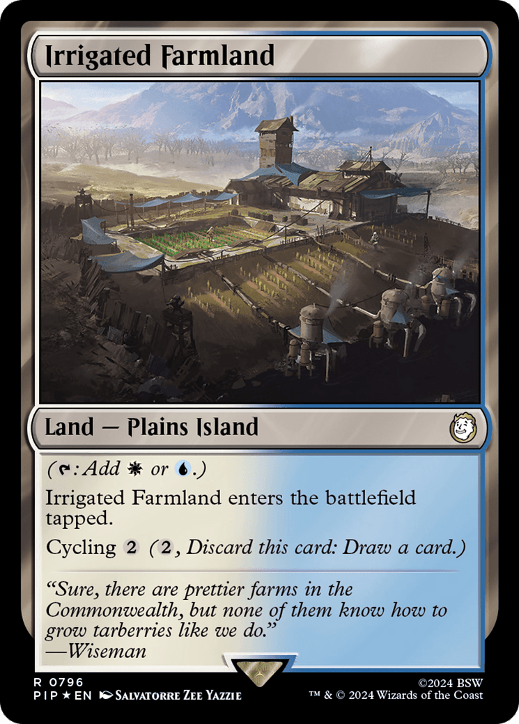 Irrigated Farmland (Surge Foil) [Fallout] MTG Single Magic: The Gathering  | Multizone: Comics And Games