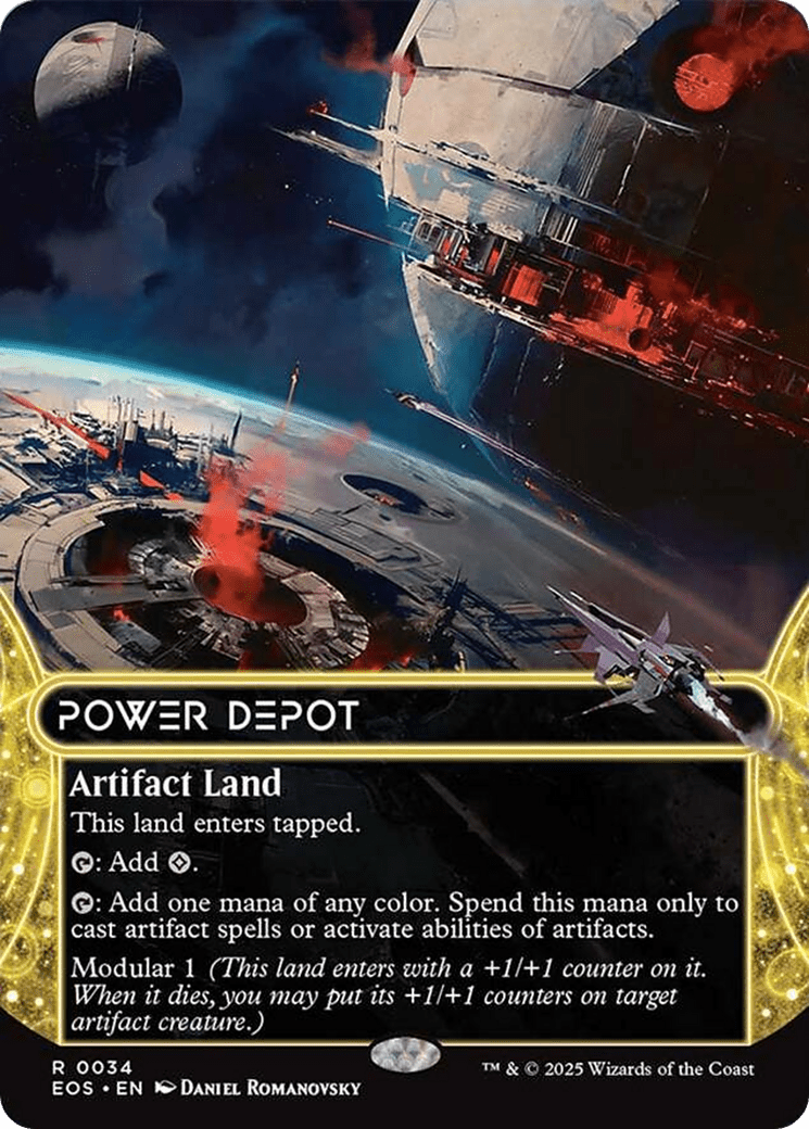 Power Depot (0034) (Borderless) [Edge of Eternities: Stellar Sights] MTG Single Magic: The Gathering  | Multizone: Comics And Games