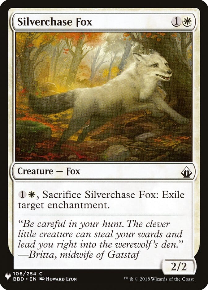 Silverchase Fox [Mystery Booster] MTG Single Magic: The Gathering  | Multizone: Comics And Games