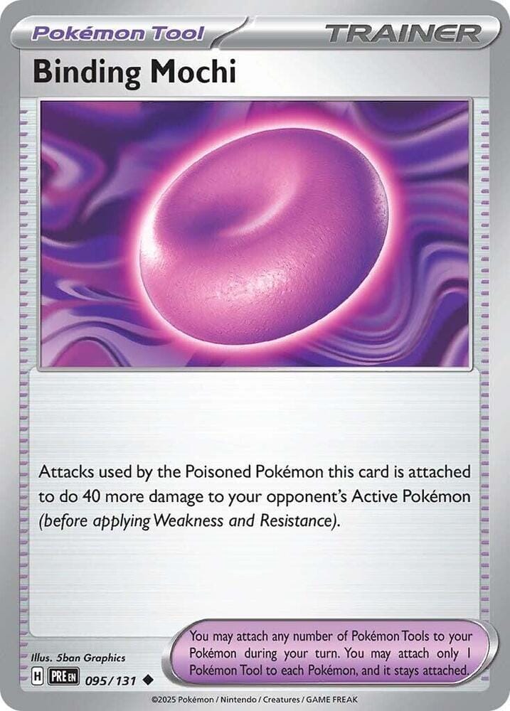 Binding Mochi (095/131) [Scarlet & Violet: Prismatic Evolutions] Pokemon Single Pokémon  | Multizone: Comics And Games