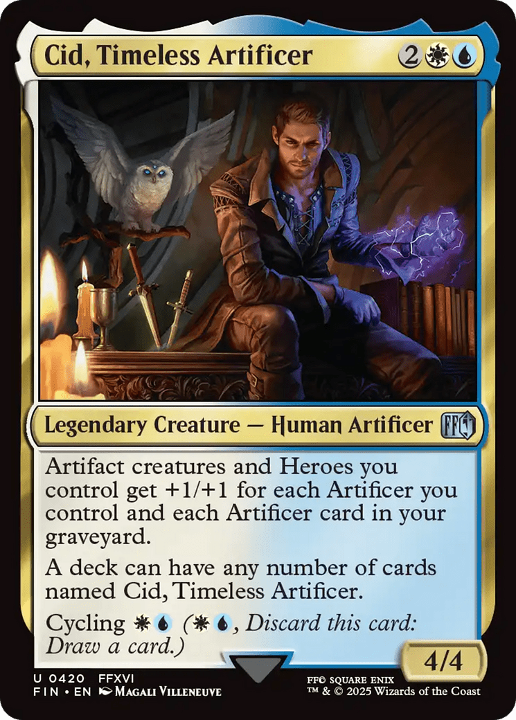 Cid, Timeless Artificer (0420) [FINAL FANTASY] MTG Single Magic: The Gathering  | Multizone: Comics And Games