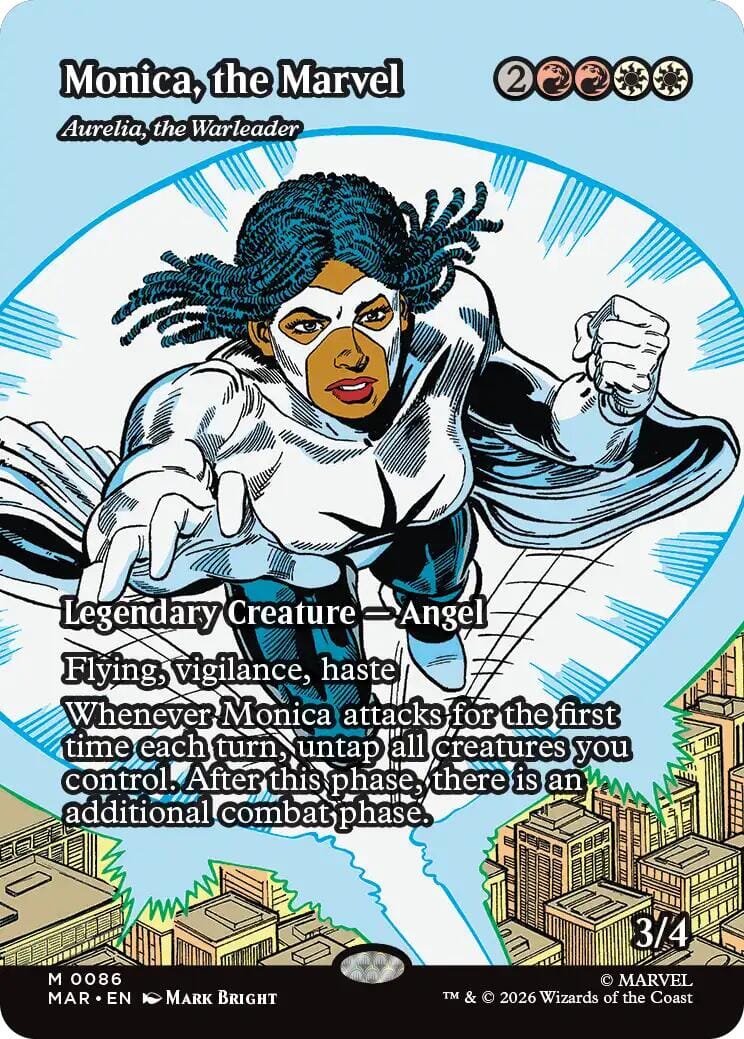 Monica, the Marvel - Aurelia, the Warleader (Borderless) [Marvel Universe: Eternal-Legal] | Multizone: Comics And Games