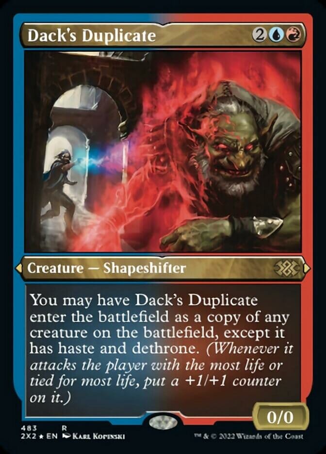 Dack's Duplicate (Foil Etched) [Double Masters 2022] MTG Single Magic: The Gathering  | Multizone: Comics And Games