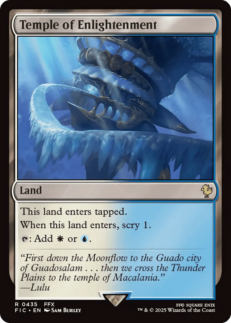 Temple of Enlightenment [FINAL FANTASY Commander] MTG Single Magic: The Gathering  | Multizone: Comics And Games