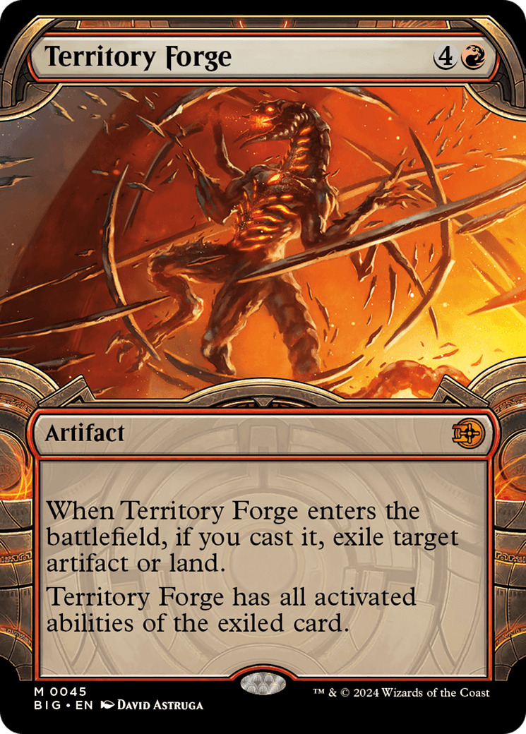Territory Forge (Showcase) [Outlaws of Thunder Junction: The Big Score] MTG Single Magic: The Gathering  | Multizone: Comics And Games
