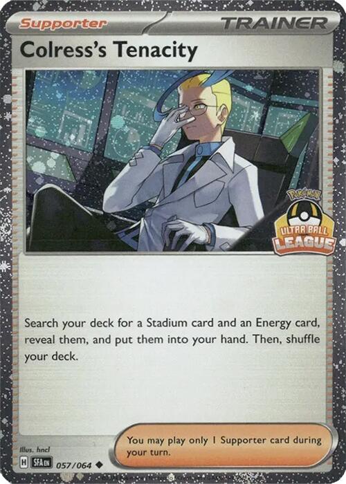 Colress's Tenacity (057/064) (Ultra Ball League) [League & Championship Cards] | Multizone: Comics And Games