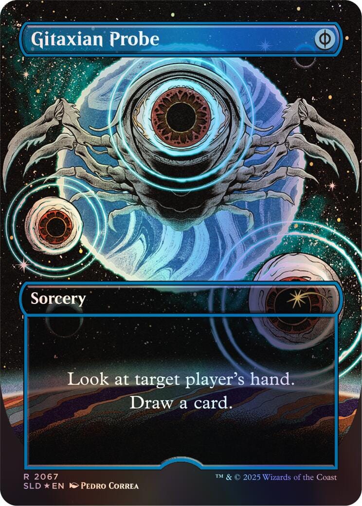 Gitaxian Probe (2067) (Rainbow Foil) [Secret Lair Drop Series] MTG Single Magic: The Gathering  | Multizone: Comics And Games