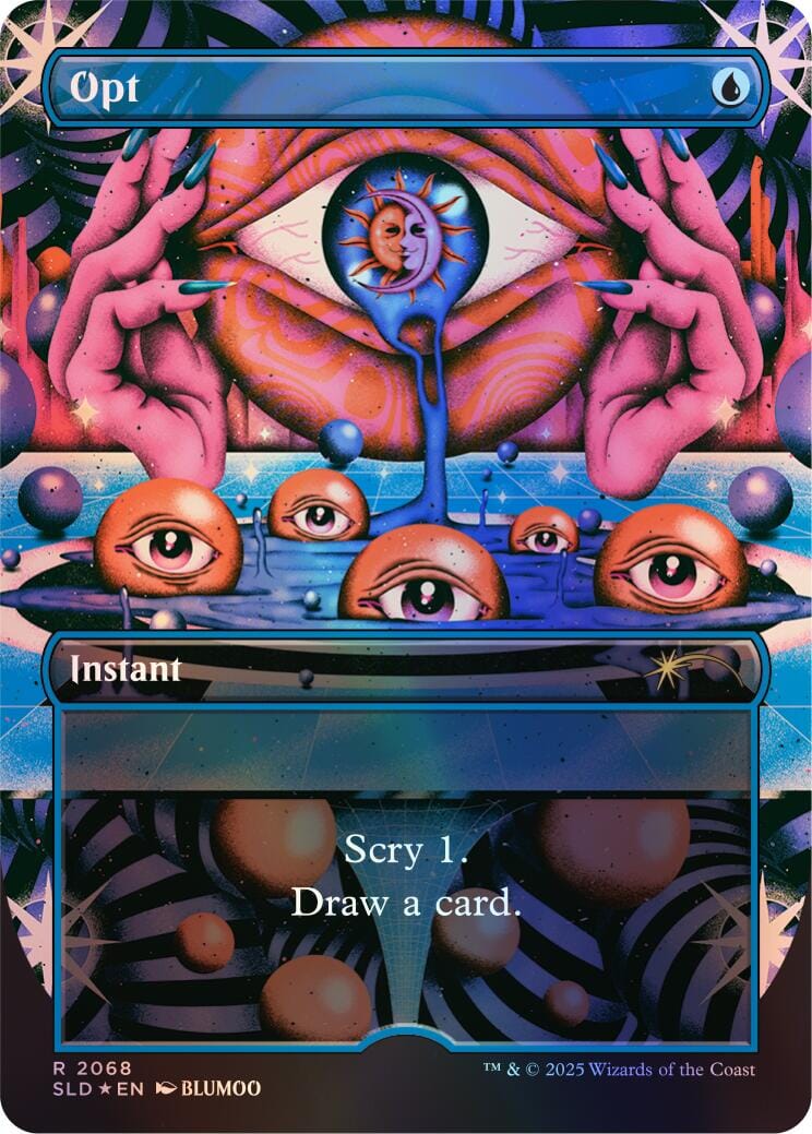 Opt (2068) (Rainbow Foil) [Secret Lair Drop Series] MTG Single Magic: The Gathering  | Multizone: Comics And Games