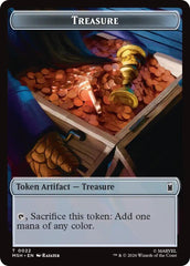 Treasure (022) // Construct (014) Double-Sided Token [Marvel Super Heroes Commander Tokens] MTG Single Magic: The Gathering  | Multizone: Comics And Games