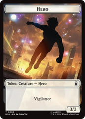 Hero // Robot Villain Double-Sided Token [Marvel Super Heroes Tokens] MTG Single Magic: The Gathering  | Multizone: Comics And Games