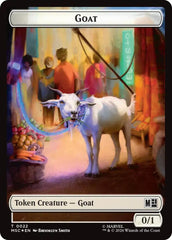 Goat // Soldier Double-Sided Token (Surge Foil) [Marvel Super Heroes Commander Tokens] MTG Single Magic: The Gathering  | Multizone: Comics And Games