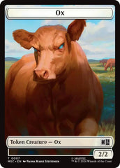 Ox // Vibranium Double-Sided Token [Marvel Super Heroes Commander Tokens] MTG Single Magic: The Gathering  | Multizone: Comics And Games