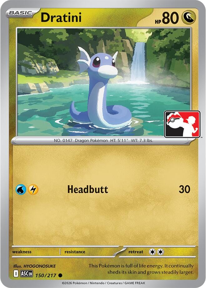 Dratini (150/217) [Prize Pack Series Nine] Pokemon Single Pokémon  | Multizone: Comics And Games