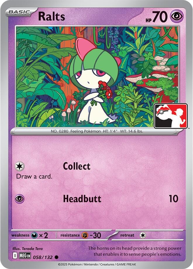 Ralts (058/132) [Prize Pack Series Nine] Pokemon Single Pokémon  | Multizone: Comics And Games