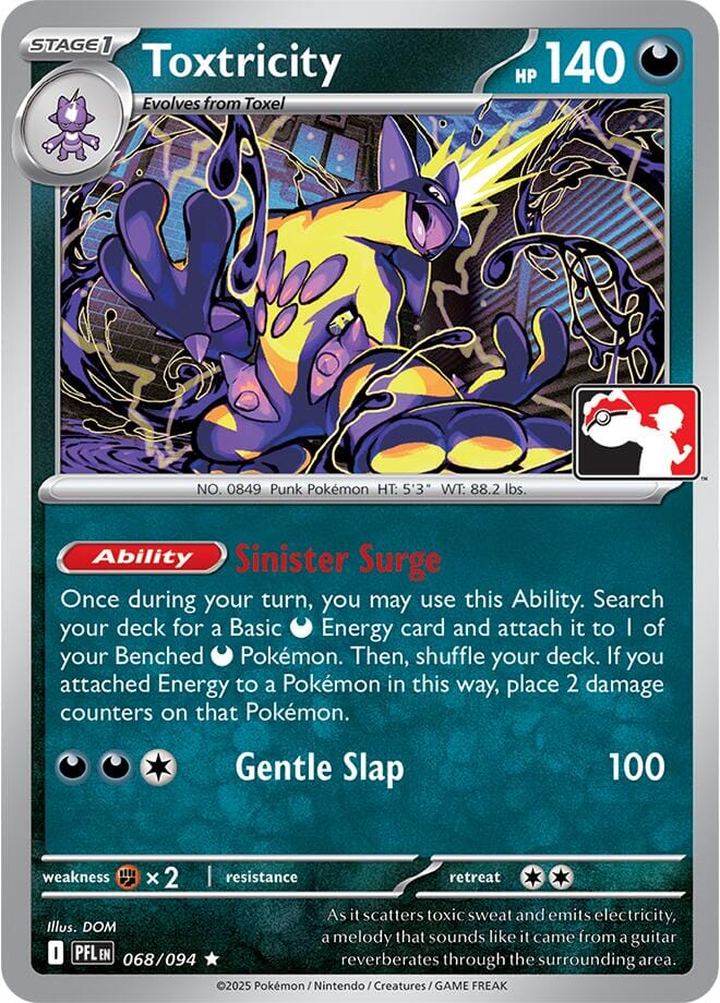 Toxtricity (068/094) [Prize Pack Series Nine] Pokemon Single Pokémon  | Multizone: Comics And Games