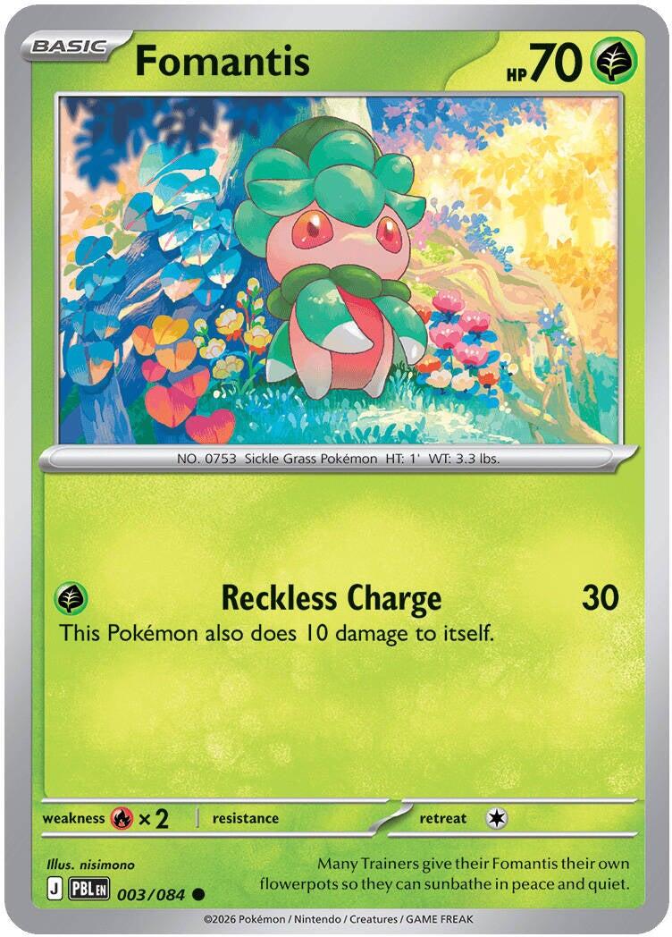Fomantis (003/084) [Mega Evolution: Pitch Black] | Multizone: Comics And Games