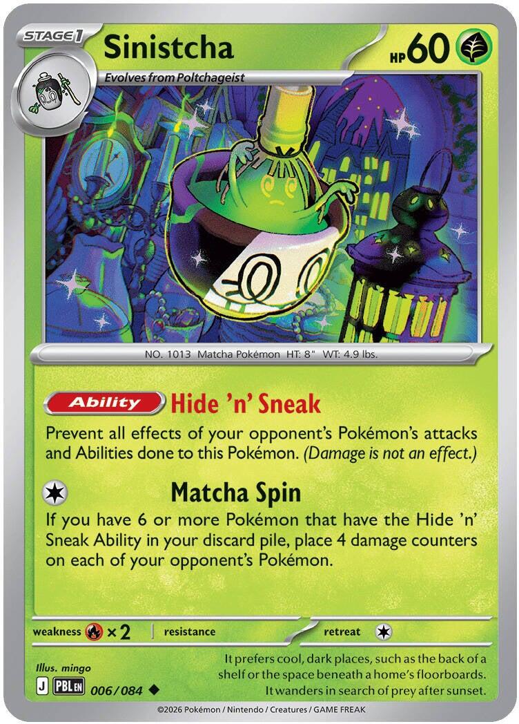 Sinistcha (006/084) [Mega Evolution: Pitch Black] | Multizone: Comics And Games