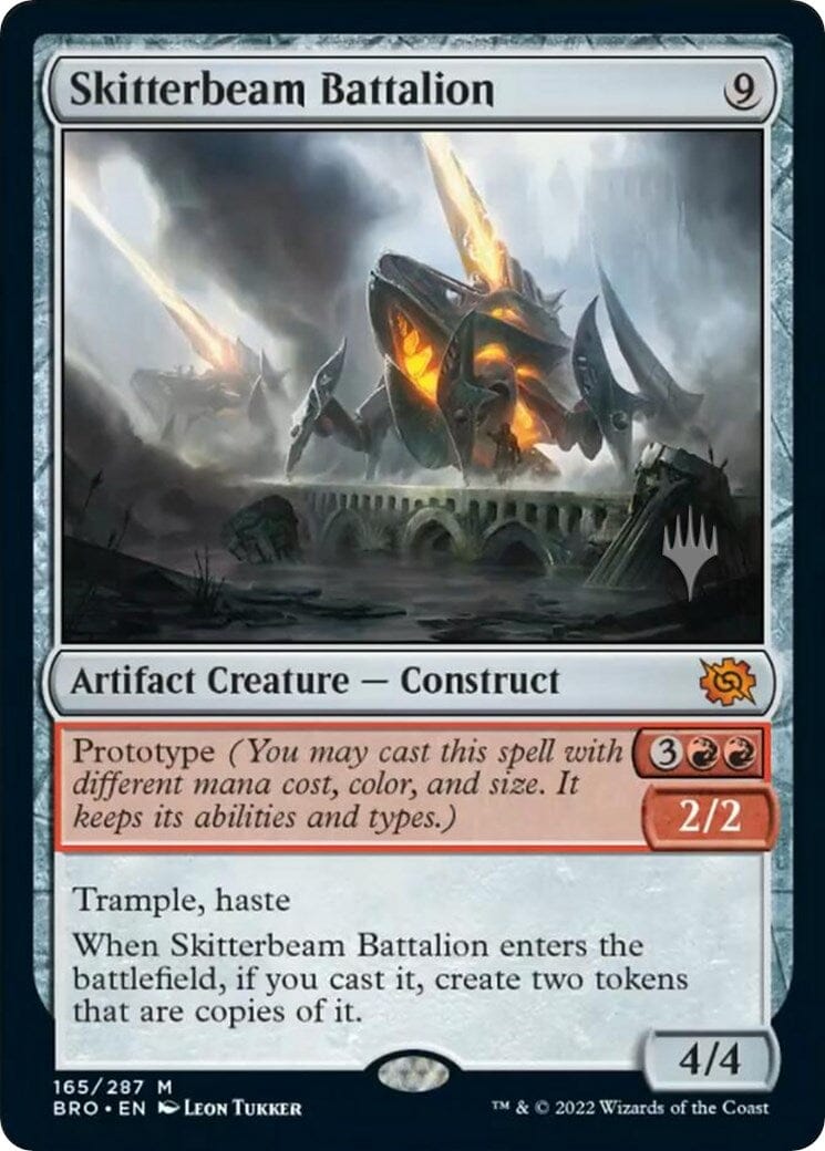 Skitterbeam Battalion (Promo Pack) [The Brothers' War Promos] MTG Single Magic: The Gathering  | Multizone: Comics And Games