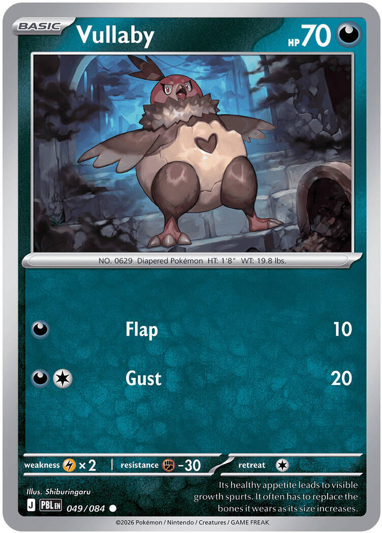 Vullaby (049/084) [Mega Evolution: Pitch Black] | Multizone: Comics And Games