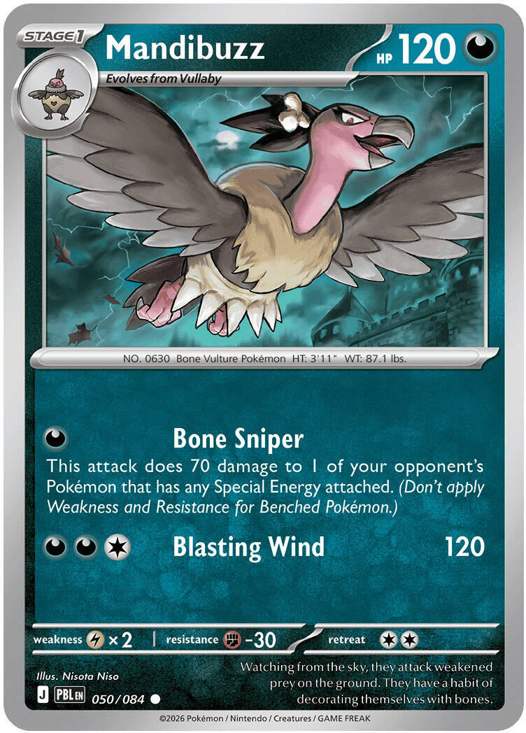 Mandibuzz (050/084) [Mega Evolution: Pitch Black] | Multizone: Comics And Games