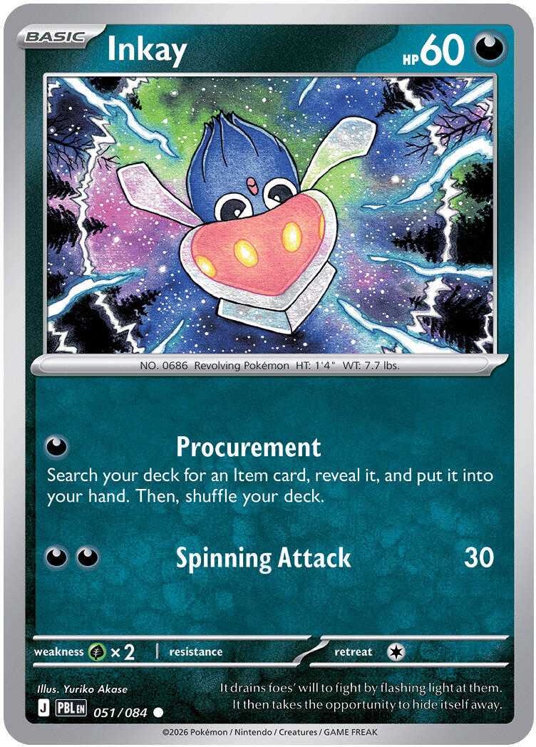 Inkay (051/084) [Mega Evolution: Pitch Black] | Multizone: Comics And Games