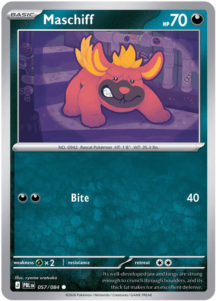 Maschiff (057/084) [Mega Evolution: Pitch Black] | Multizone: Comics And Games