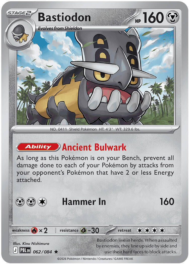 Bastiodon (062/084) [Mega Evolution: Pitch Black] | Multizone: Comics And Games