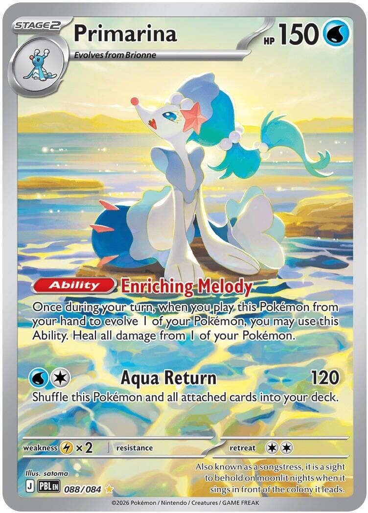 Primarina (088/084) [Mega Evolution: Pitch Black] Pokemon Single Pokémon  | Multizone: Comics And Games