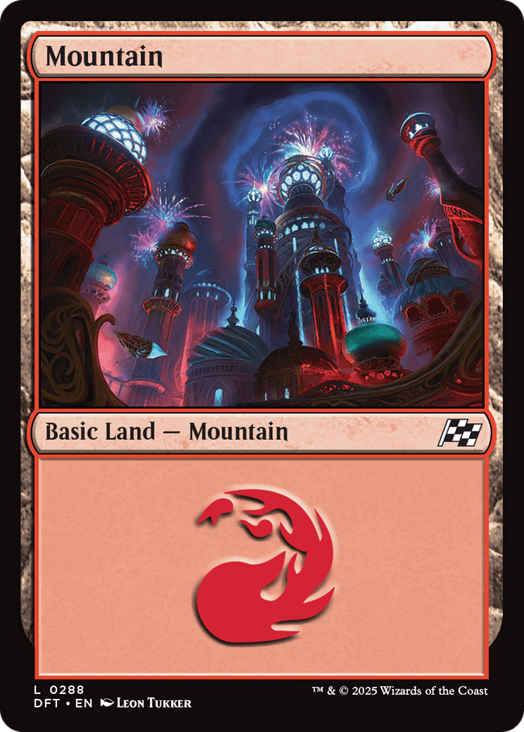 Mountain (0288) [Aetherdrift] MTG Single Magic: The Gathering  | Multizone: Comics And Games