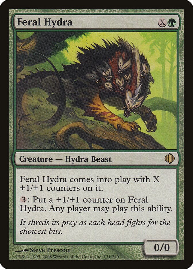 Feral Hydra (Oversized) [Oversize Cards] MTG Single Magic: The Gathering  | Multizone: Comics And Games